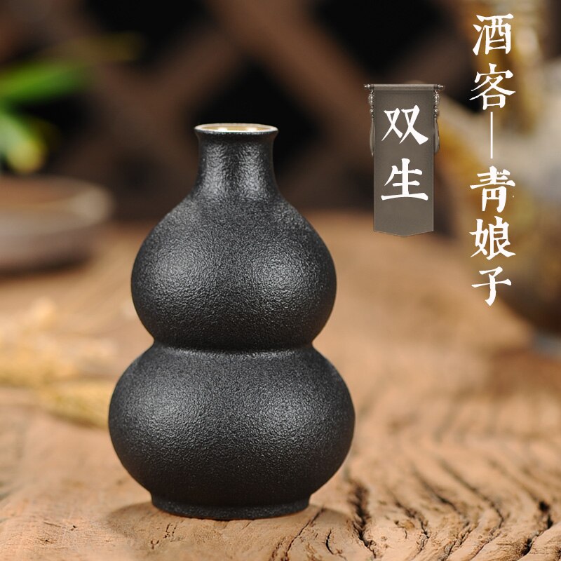 Drinking Portable Hip Flask Groomsmen Small Bottles Pocket Alcohol Flask Wine Decanter Drinkware Petaca Alcohol Sake Set: H  12.5x8cm