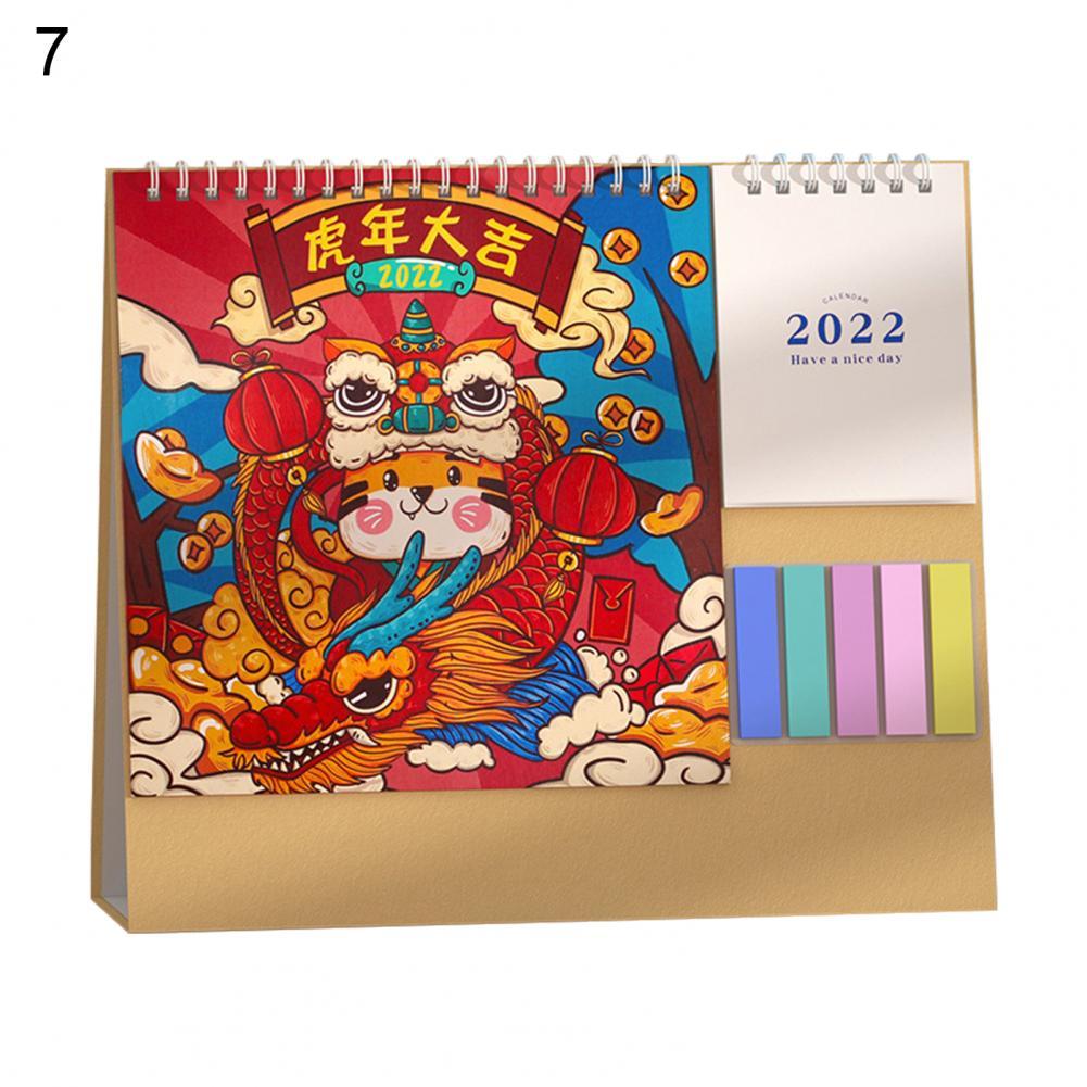Multi-purpose Kraft Paper Annual Date Week Organizer 2022 Table Planner for Office: 7
