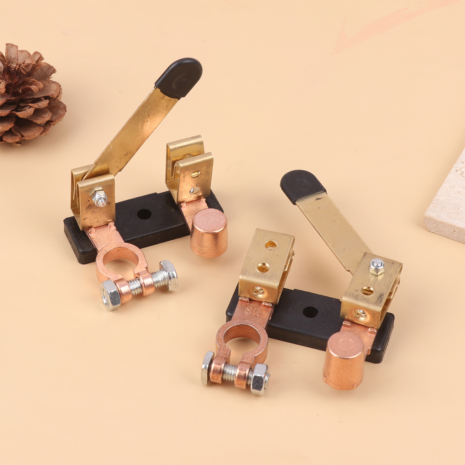 12V 24V Battery Disconnect Switch Top Post Knife Blade Master Switch For Auto Car RV Boat Truck Battery Cut Off Shut Off Switch