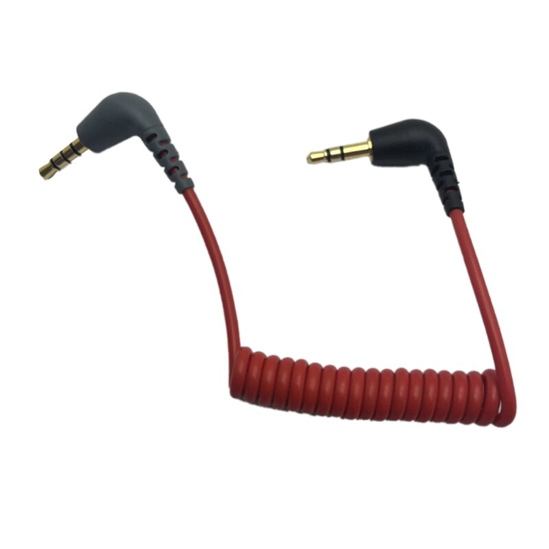 Replacement 3.5mm TRS to 3.5mm TRRS Adapter Cable for iPhone RODE Sc7 By VIDEOMIC GO Video Micro-type Mics