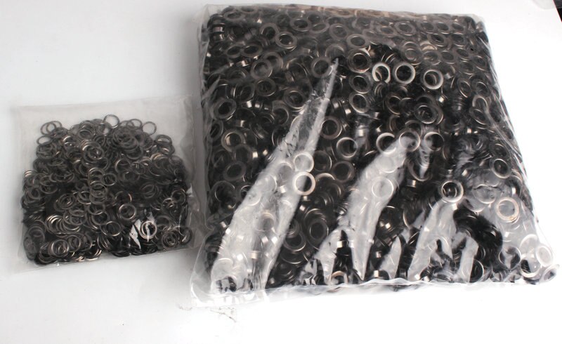 300set 10MM COPPER Antique Silver eyelets buttons clothes accessory handbag findings