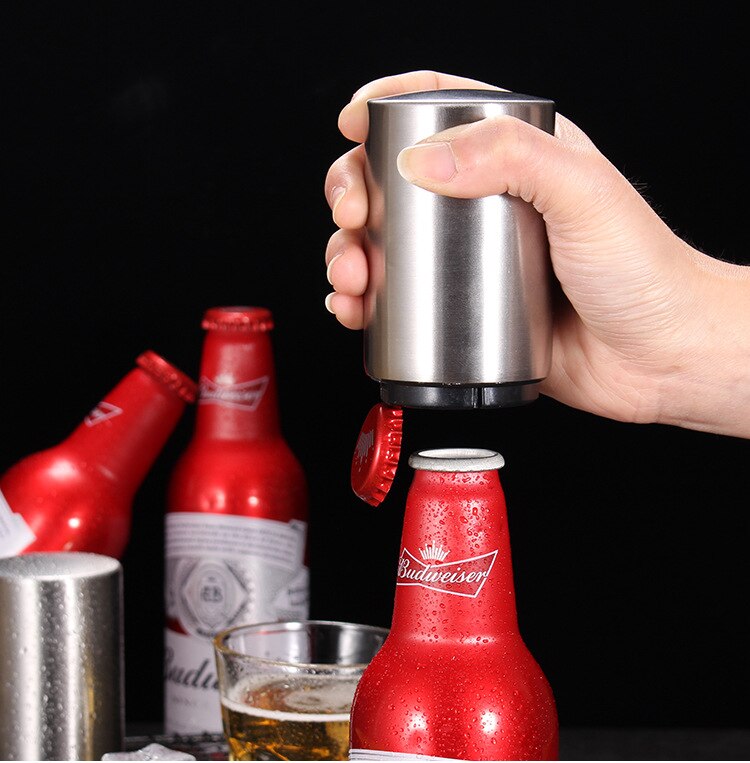 Keuken Gadgets Rvs Flesopener Creatieve Pers-Type Bier Flesopener