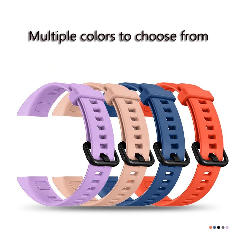Bracelet en Silicone pour HUAWEI Band 4 /HONOR Band 5i Bracelet de sport coloré pour Bracelet d'honneur 5i Bracelet de remplacement accessoires de poignet