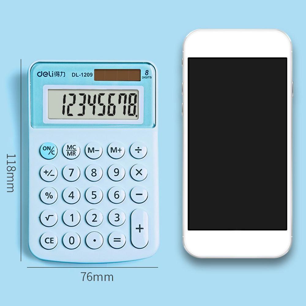 Calculatrice numérique Portable Kawaii Mini calculatrice taille de poche 8 affichage dessin animé mignon porte-clés calculatrice fournitures de bureau