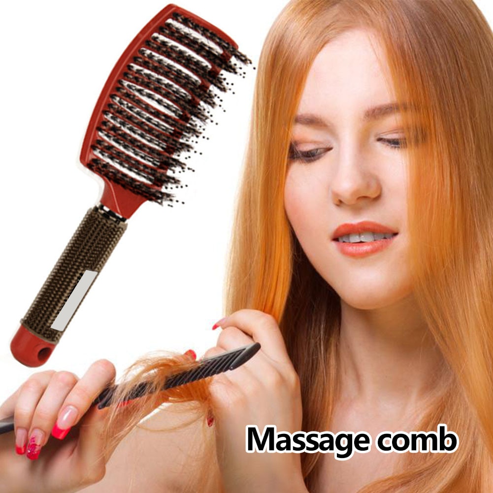 Multifunktions Gebogene bilden Haar Kamm Profi Friseur Massage Kamm Pinsel