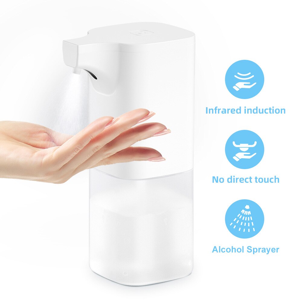 Automatic Alcohol Spray Dispenser Hand Disinfection Machine Touchless Dispenser Auto Wash Hand Sensor Mist Spray Dispenser: Alcohol Sprayer