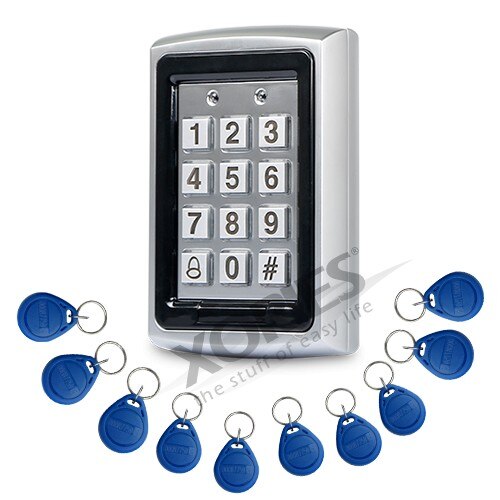 HOMSECUR RFID Entry Metal Door Access Control System +10 ID Card Key Fobs Brand
