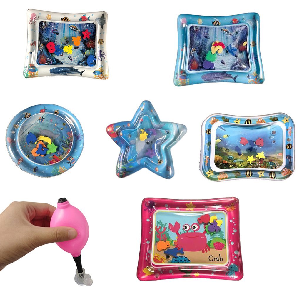 Baby Pat Ijs Pad Opblaasbare Zuigelingen Baby Water Mat Pvc Intellectuele Ontwikkeling Leuke Activiteit Zomer Baby Shower Speelgoed