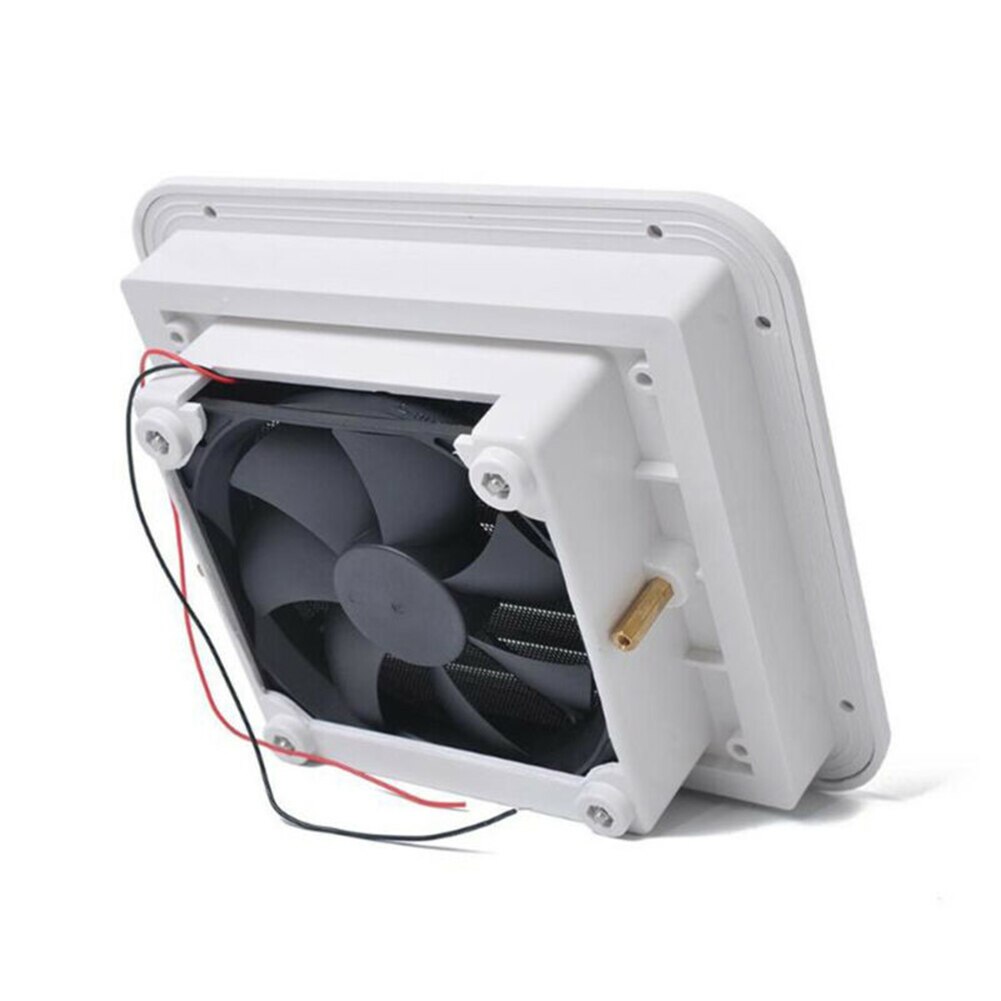 Exhaust Ventilation Fan Side Air Vent Caravan Motorhome RV Camper Van White Fan Ventilation Kitchen Bathroom Toilet Small Air