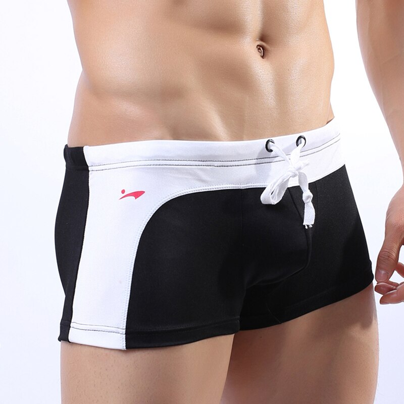 Fonoun Male Swiming Trunks Comfortable FT02: black / M