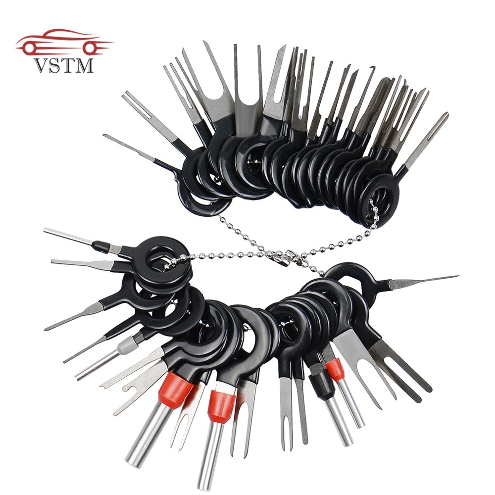 Car Plug Terminal Removal Tool Pin Needle Retractor Pick Electrical Wire Puller Hand Tools Kit