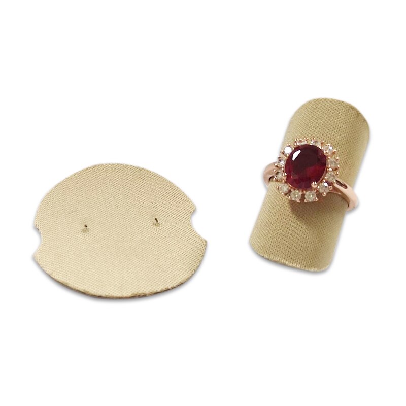 Lot 3 sztuk stojak do prezentacji pierścionków uchwyt arkusz kolczyk pierścienie Rack kolczyki przechowywania Organizador De Joyas Para Colgar Anillo: golden cloth