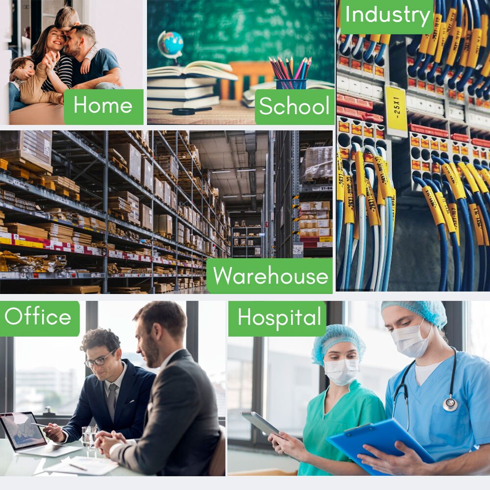 24mm Tape For Dymo D1 Label Tape 53710 53713 53714 53715 53716 53717 53718 53719 Printer Ribbon For Dymo LabelManager 400 450