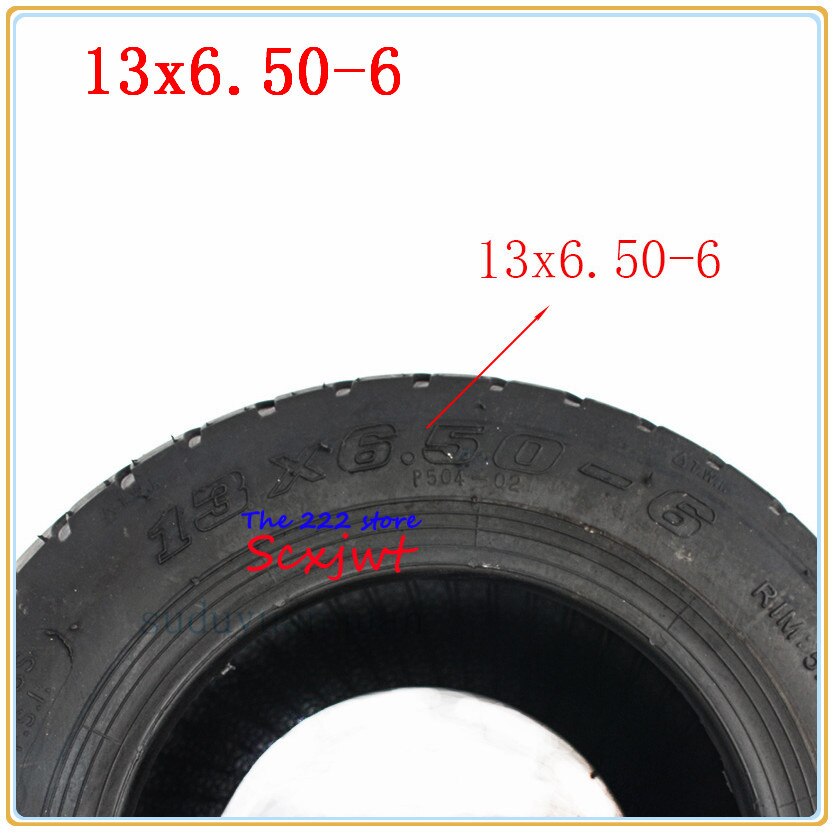 Good 13 inch Vacuum Tyres 13x6.50-6 Tubeless Tires for ATV QUAD Buggy Mower Go-kart Buggy 13*6.50-6