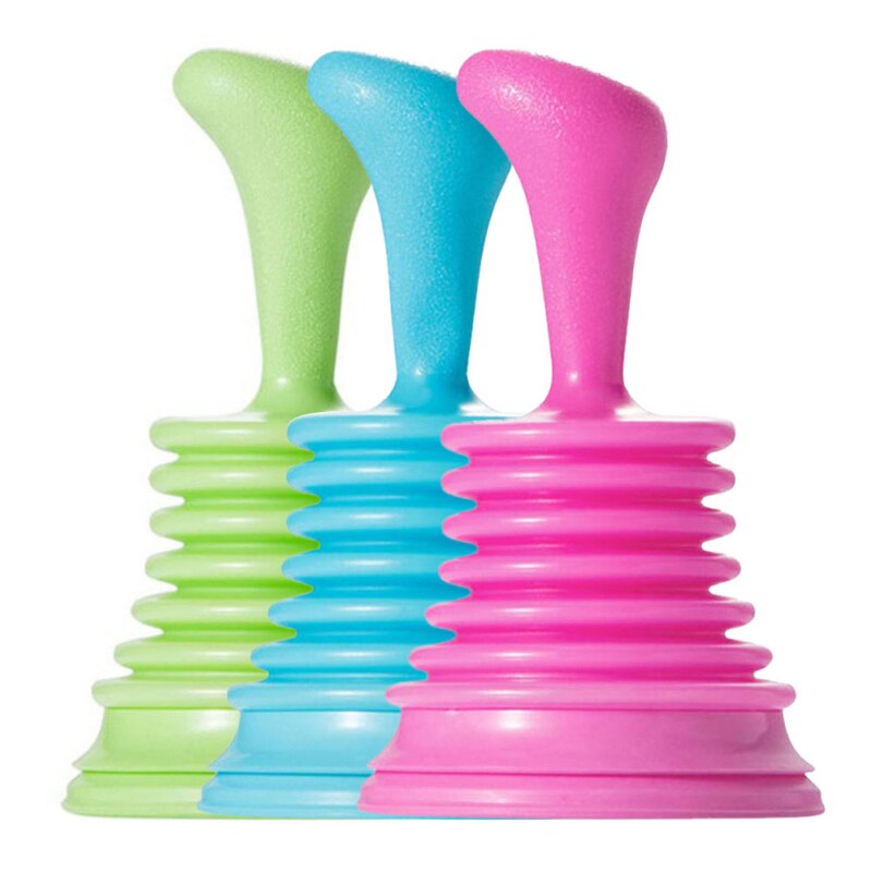 Household Powerful Sink Drain Cleaner Kitchen Drain Pipe Cleaner Hair Catcher Dredge Suction Cup Toilet Plunger Bathroom Tools