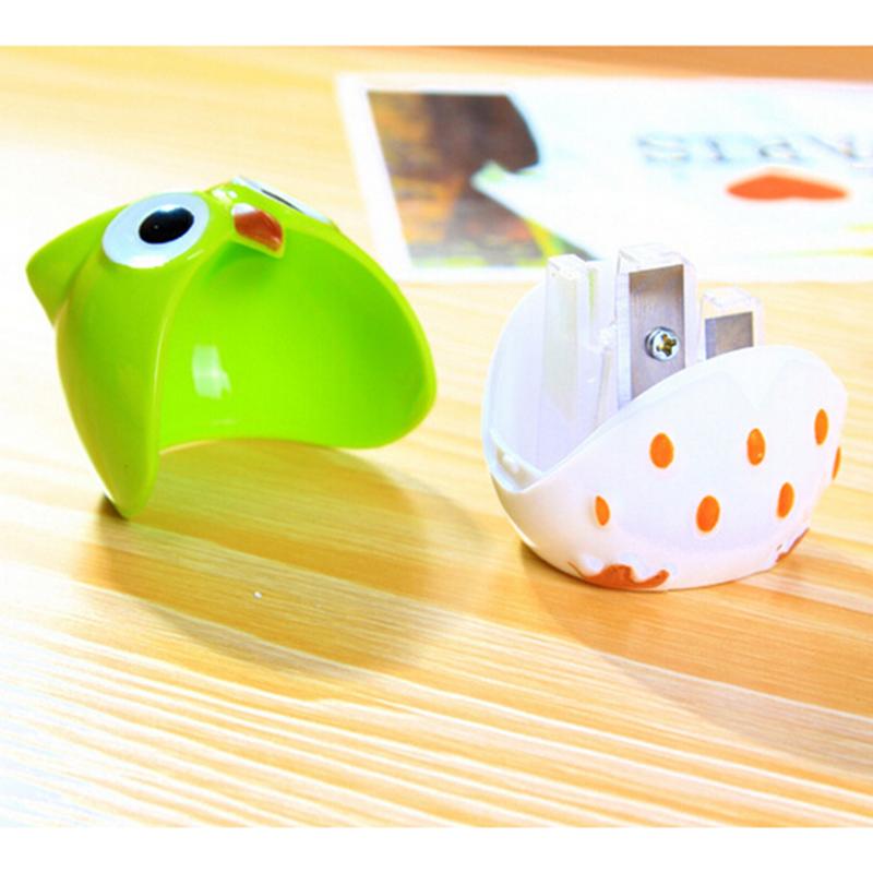 Mini sacapuntas Kawaii de búho, 1 Uds., Color al azar