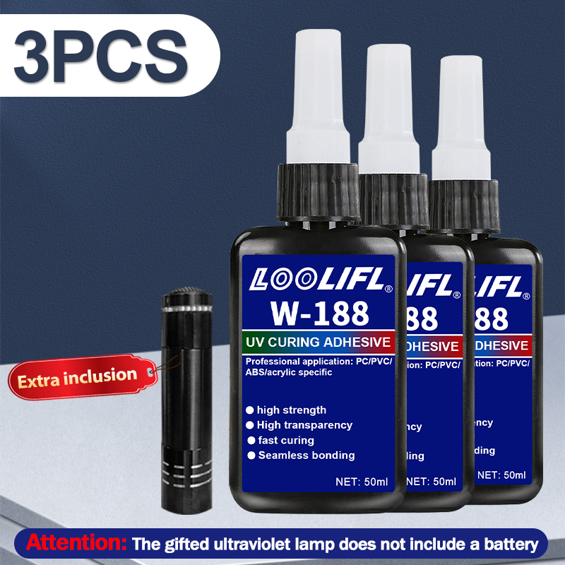 UV-Harz-Set mit Licht, Bindung und Härtung in Sekunden, 50-g-UV-Harz-Set mit UV-Taschenlampe zum Schweißen, Glaslicht, Basteldekoration, DIY: Tiefe Blau