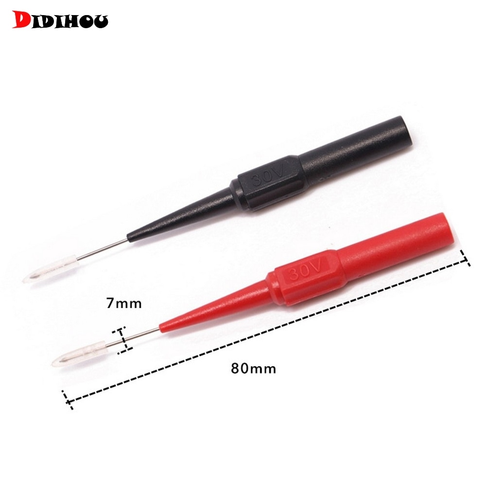 Multimeter Automotive Auto Tester Oscilloscoop Attachment Naald Tester Amperemeter Tips Omgaan Meter Test Leads Probe Professionele