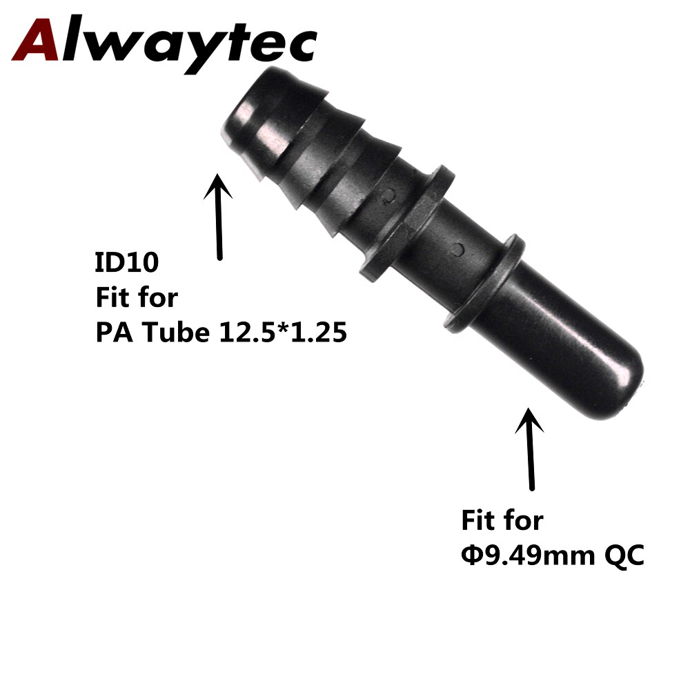 9.49mm Push-fit male fuel pipe adapter, gas pipe tube hose connector Auto Parts Fuel system