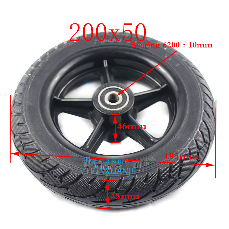 VGEBY1 RC Reifen & Felgen Set 1/8 - 2 Stück, Für Buggy, Orange/Schwarz, Mit Schwammfüllung (ca. 117 Mm)