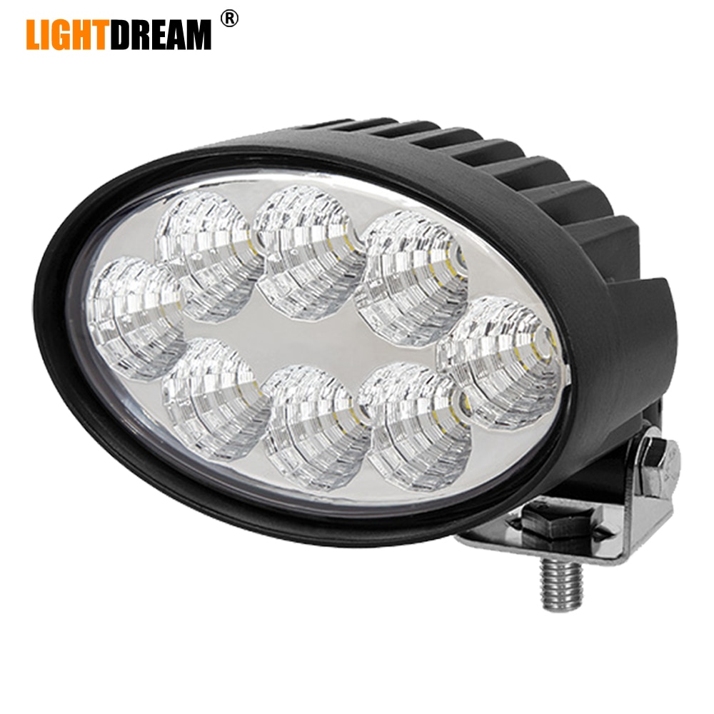 Ovale Led Werklampen 5.5 "Inch 40W Led Tractor Verlichting Voor Jcb John Deere Case Auto Offroad Suv atv Autolichten X1pc