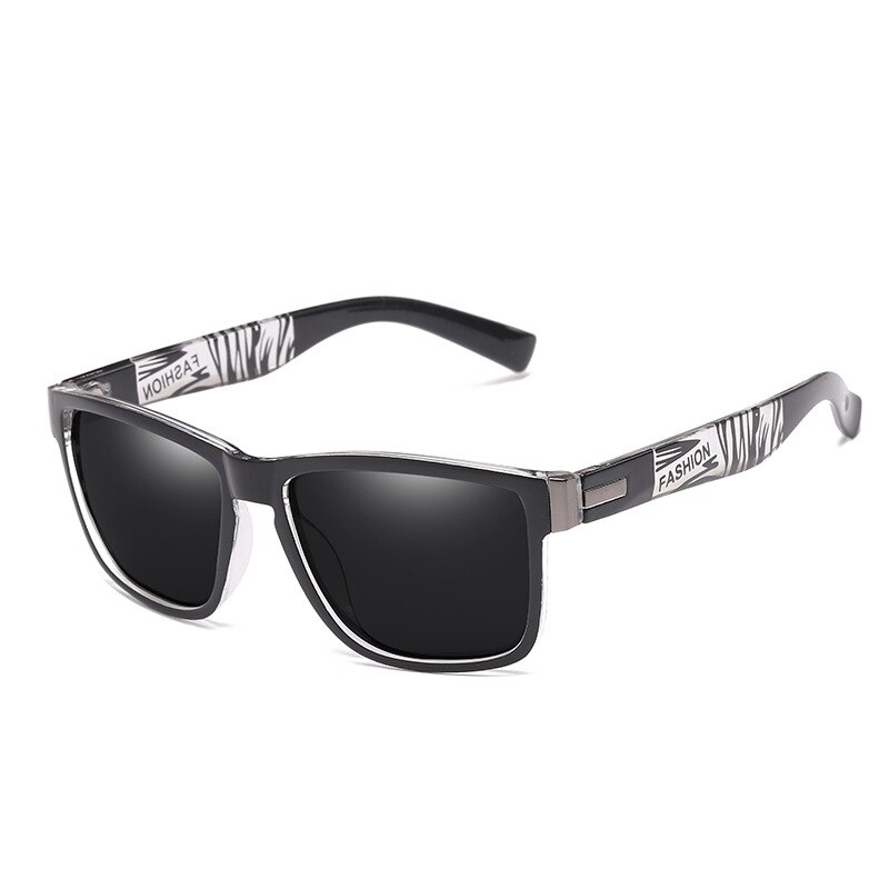 Polaroid Sonnenbrille Unisex Platz Vintage Sonnenbrille Berühmte Sunglases Polarisierte Sonnenbrille Oculos Feminino für Frauen Männer: 7-AMD518-C1