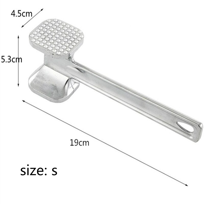 Aluminium Metal Hammer Meat Mallet Tenderizer Steak Beef Pork Chicken Hammer Kitchen Tool