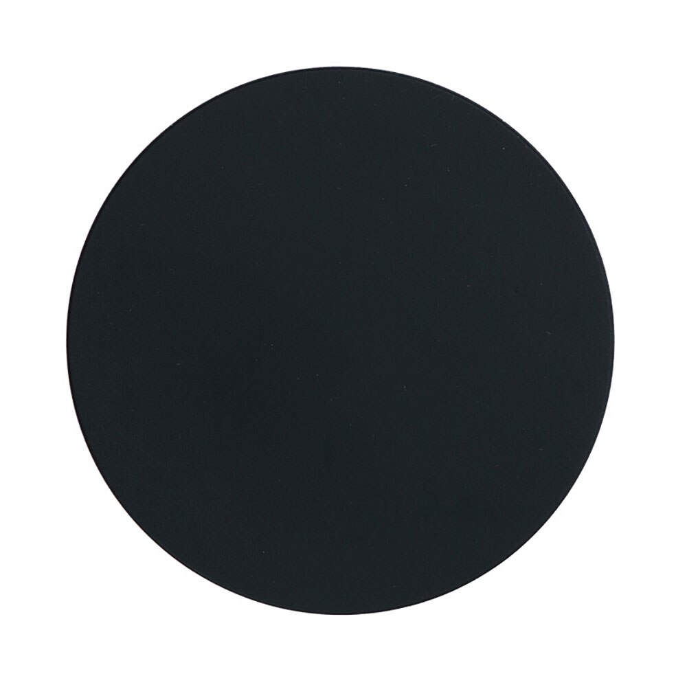 Silikonowy świat 10cm mata na stół cukierki kolor coaster okrągły coaster wodoodporna antypoślizgowa izolacja podkładka pod herbatę mata na stół bar coaster: Black