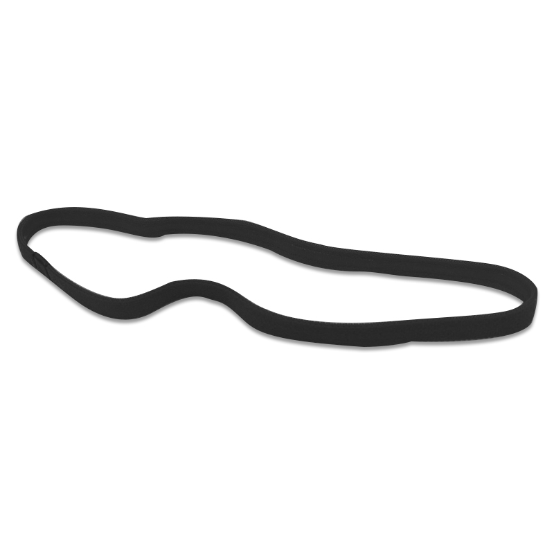Vrouwen Mannen Yoga Haarbanden Sport Hoofdband Meisjes Anti-Slip Elastische Dunne Zweetband Haarband Hoofddeksels Headwrap Haaraccessoires: Black