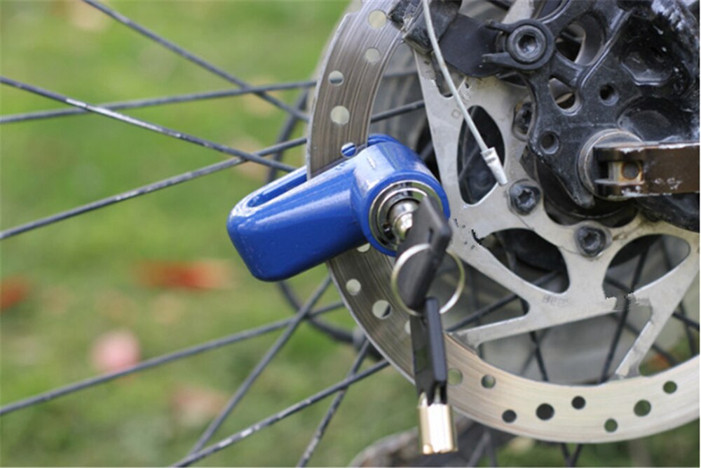 Bloqueo del disco de freno antirrobo de la rueda de la bicicleta del scooter de la motocicleta para Kawasaki Z800 E versión NINJA 250 300R Z250 z300
