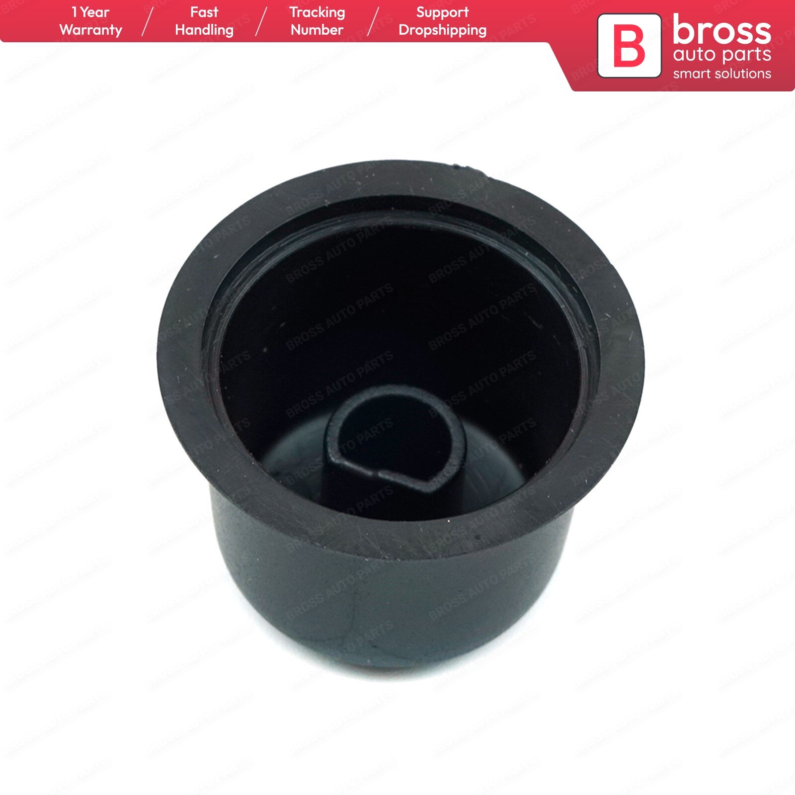 Bross Auto Parts BDP609 Radio Power Volume Knob Button for Ford Fast Shipment Ship From Made in Turkey turkey