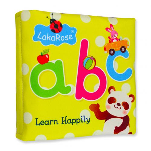 Børn baby bøger tegneserie alfabet farve form baby klud bog anerkendelse læring tidlig uddannelse legetøj: Alfabet