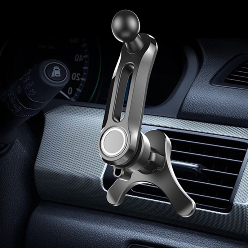 17mm Ball Head Base Auto Air Vent Clip Vervangen voor magnetische autotelefoonhouder Dashboard Ondersteuning Stand Mobiele telefoonaccessoire