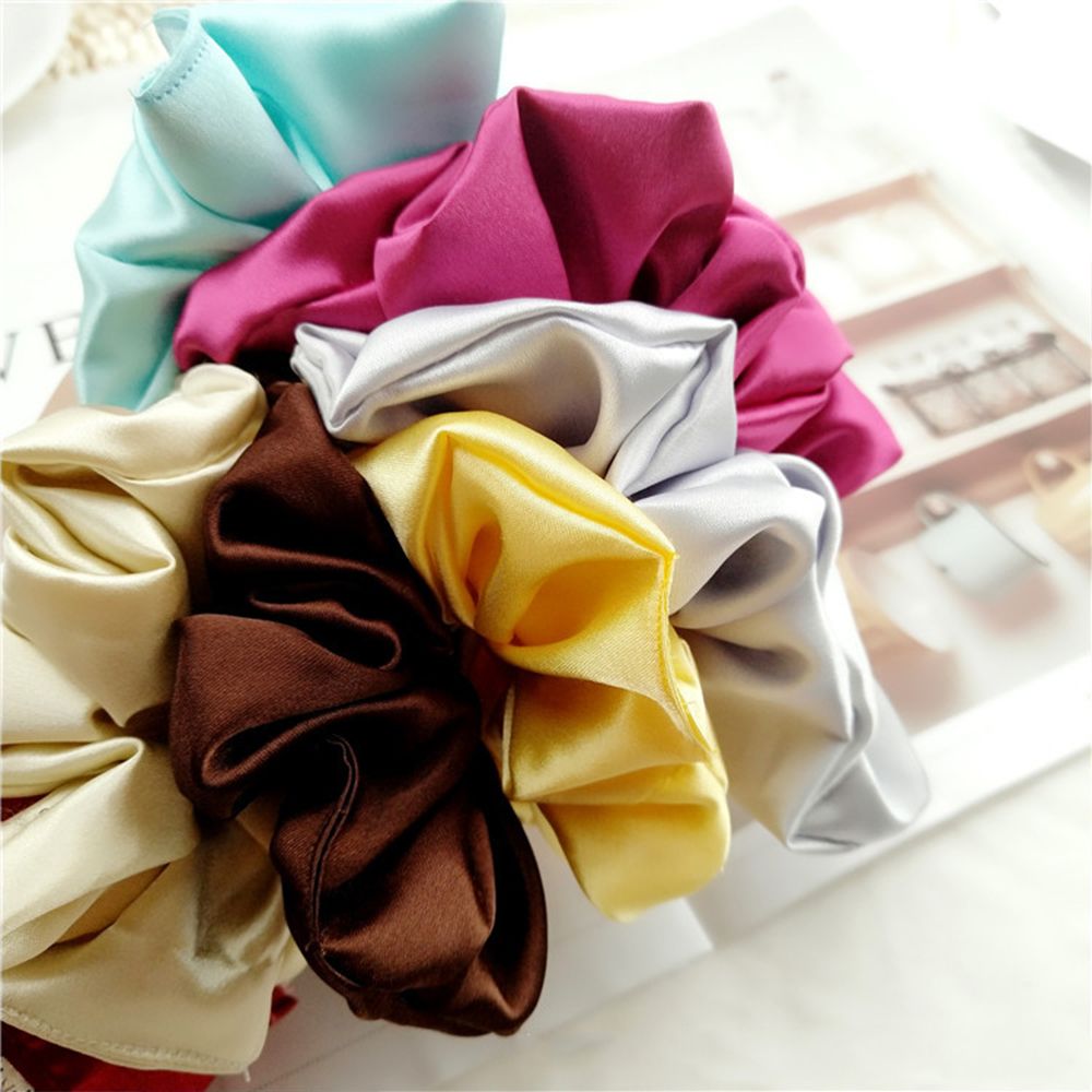 Faux Zijde Chouchou Vrouwen Meisjes Elastische Haar Elastiekjes Accessoires Gom Voor Vrouwen Tie Haar Ring Touw Paardenstaart Houder