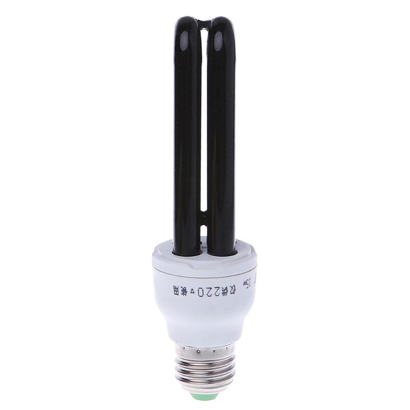 E27 15/20/30/40W UV Ultraviolet Fluorescent Blacklight CFL Light Bulb Lamp 220V: 15w