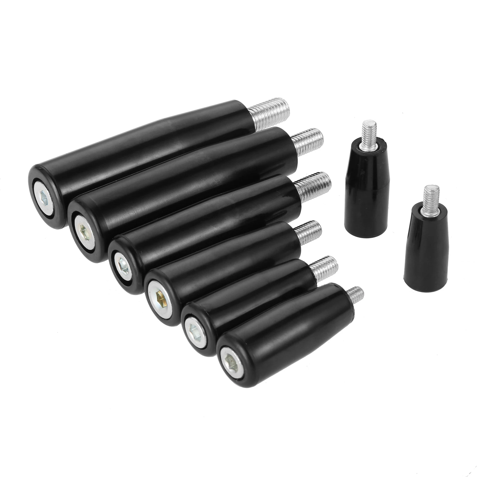 1pc Revolving Griff M6 M8 M10 M12 Kunststoff Metall Knopf Außengewinde Stem Handrad Schraube Fräsen Maschine Werkzeuge Drehmaschine schleifen