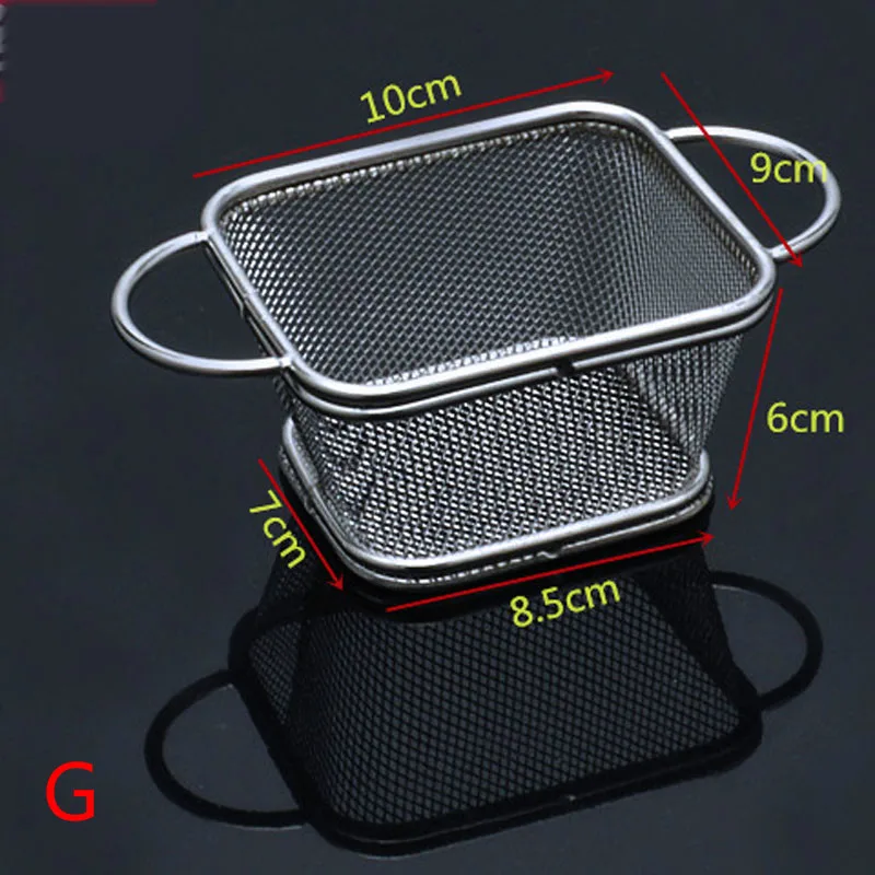 Mini Cesta De Fritação De Aço Inoxidável, Pequena Cesta De Fritação, Tela De Filtro, Lanche Comercial, Dim sum, Quadro De Cesta: Rosa