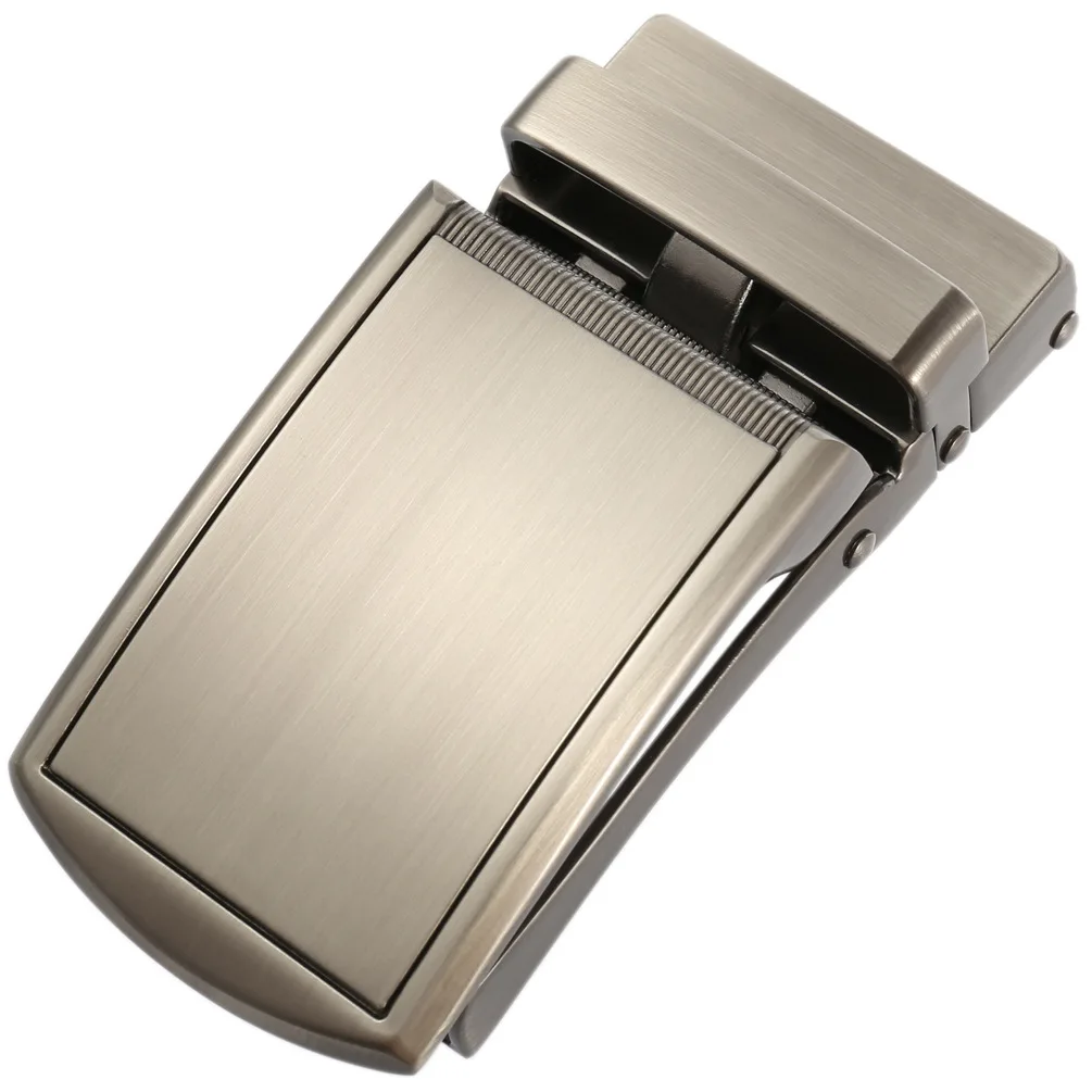 Gloop Heren ratel automatische riem business pak riem gesp verstelbaar