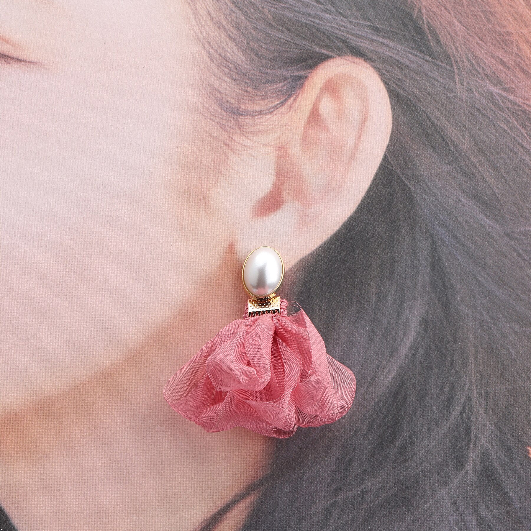 GUFEATHER F147, accessori dei monili, fai da te ciondolo, a forma di fiore, fatto a mano, risultati dei monili, fai da te orecchino, monili che fanno, 10 pz/lotto