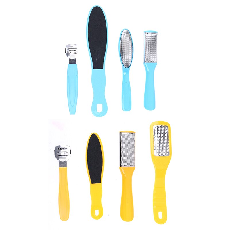 10 in 1 Foot Scrubber Pedicure Tools Kit Rasp Foot File Callu Remover Set Feet Exfoliating Scrubber Cleaner