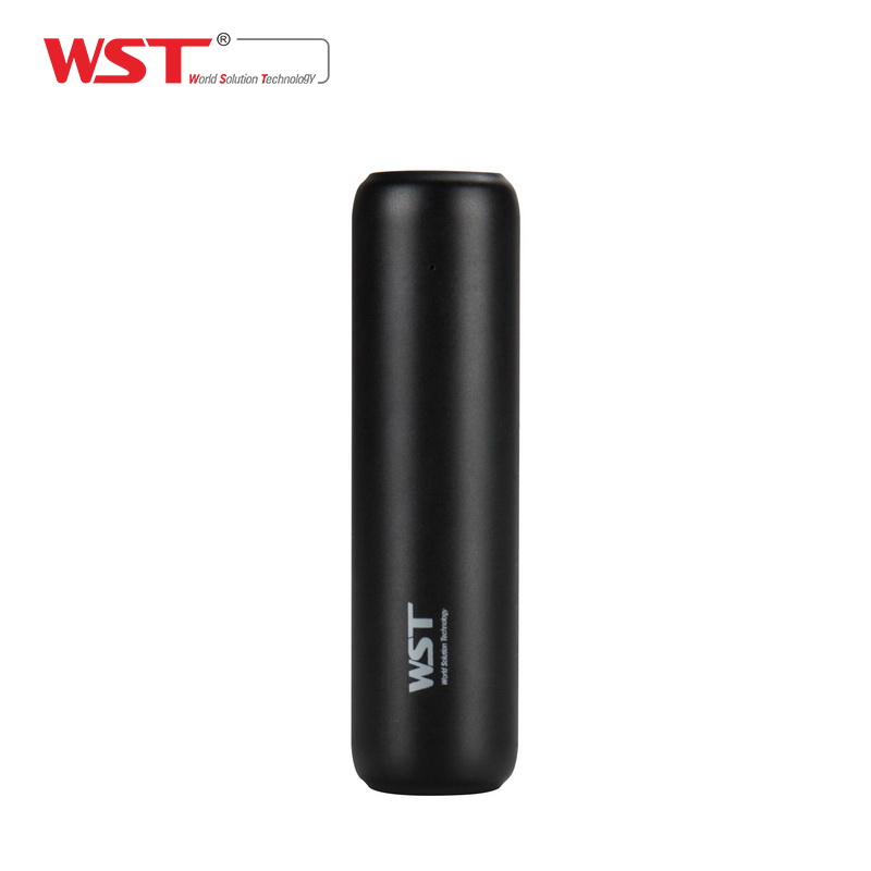 Wst-mini bateria externa portátil original para celular, bateria portátil, 3350mah, carregador de bateria, tamanho de bolso, viagem: black