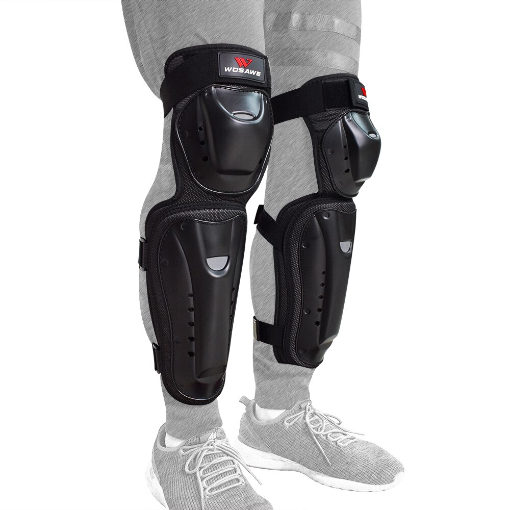 WOSAWE Motorcycle MTB Protective Gear Elbow Protector Armor Downhill Protective Gear Guards Motocross Snowboard Knee Protection: H Knee Pad