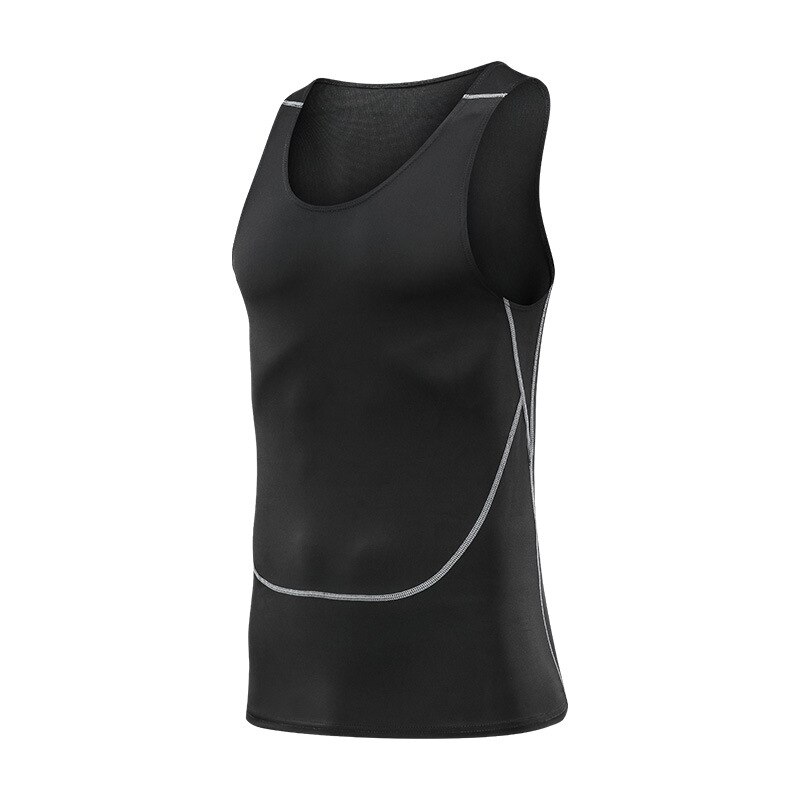 Fitness Pak Heren Running Training Sneldrogende Vest Elastische Steun Basketbal Pak Zweet Wicking Ademend Sport Panty: M
