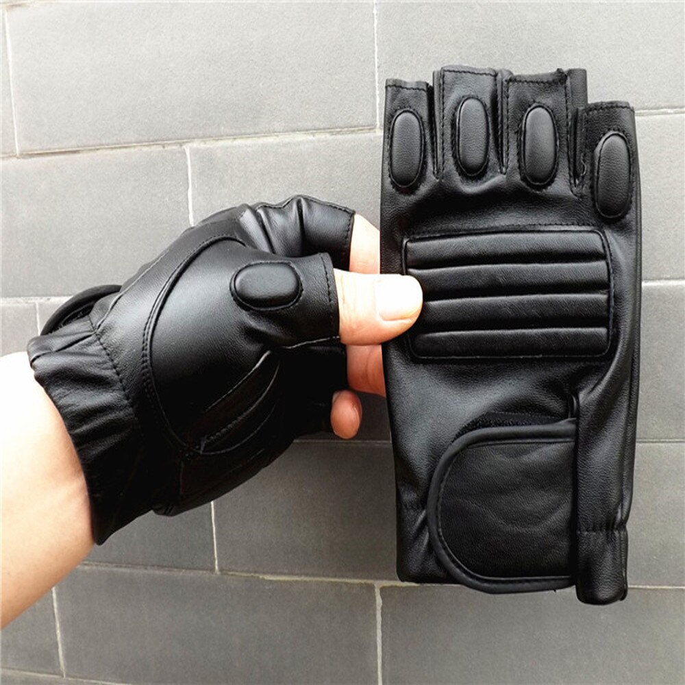 Men Winter Leather Motorcycle Sports Outdoor Protection Gloves Men Winter Gloves handschoenen guantes mujer