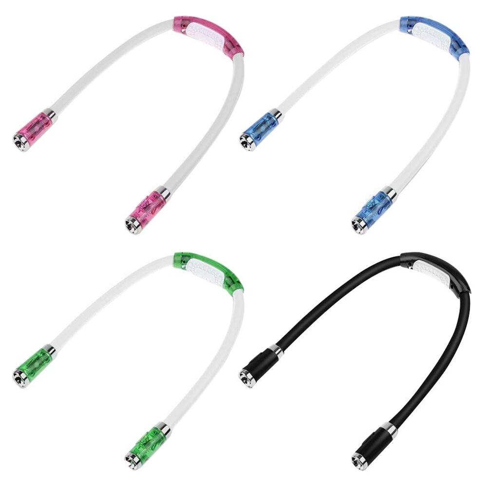 Handig Flexibele Handsfree Led Lamp Neck Knuffel Licht Boek Licht Leeslamp Led Night Flash Light Camping Licht Cd
