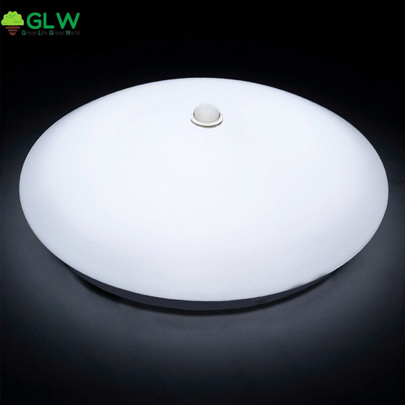 GLW 12W 18W PIR Motion Sensor LED Plafond Verlichting Opbouw Lamparas De Techo voor Gang Trappen Depot kid Kamer Passway