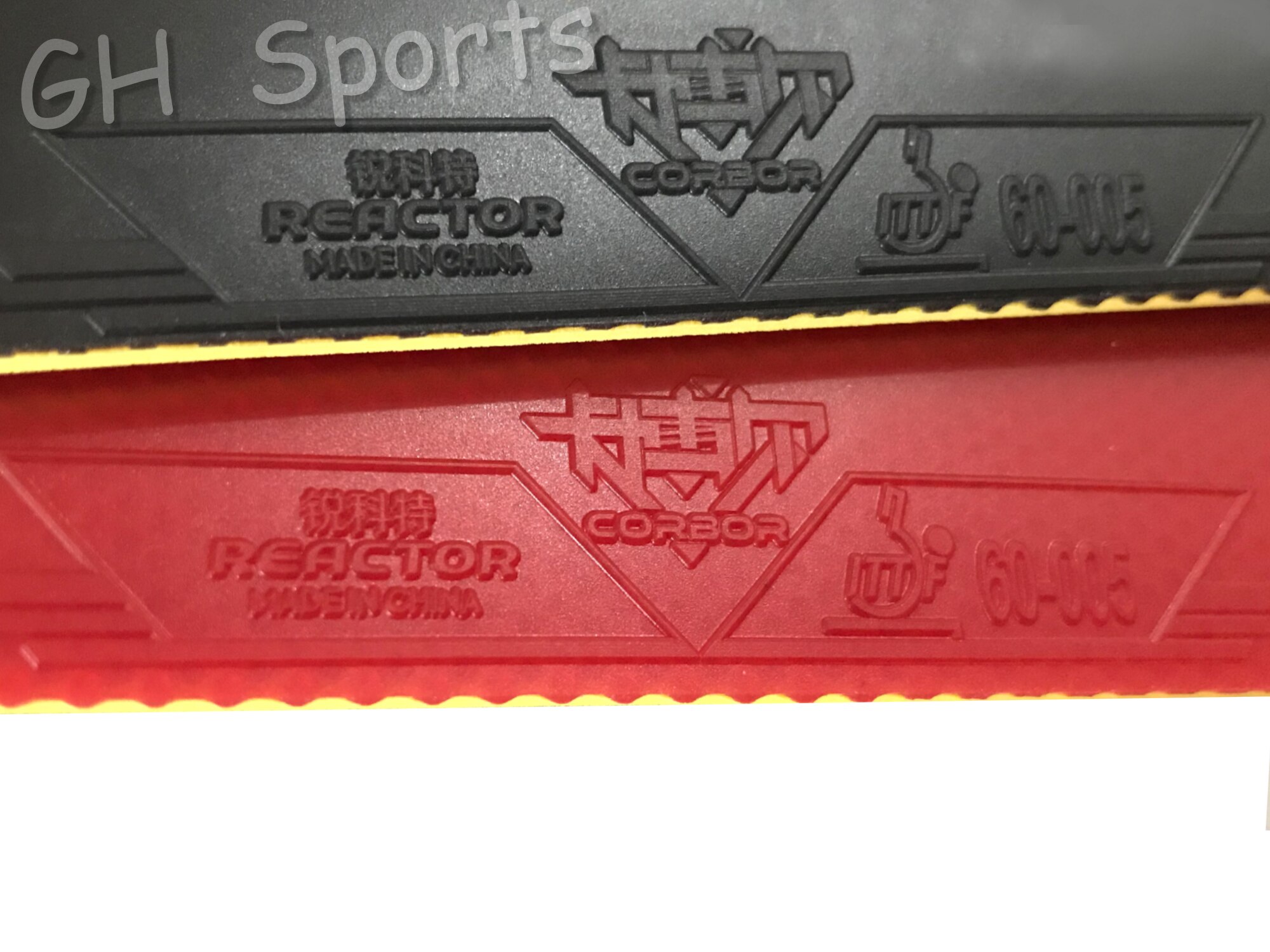 2x reator corbor treinamento profissional pips-no tênis de mesa de borracha com esponja para raquete de pingpong
