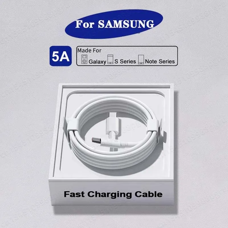 2PCS PD 45W USB C Cable For Samsung Galaxy S20 S21 S22 S23 Ultra Note 10 5G 20 A53 A54 Super Fast Charging USB Type C Data Cable: black / 1m