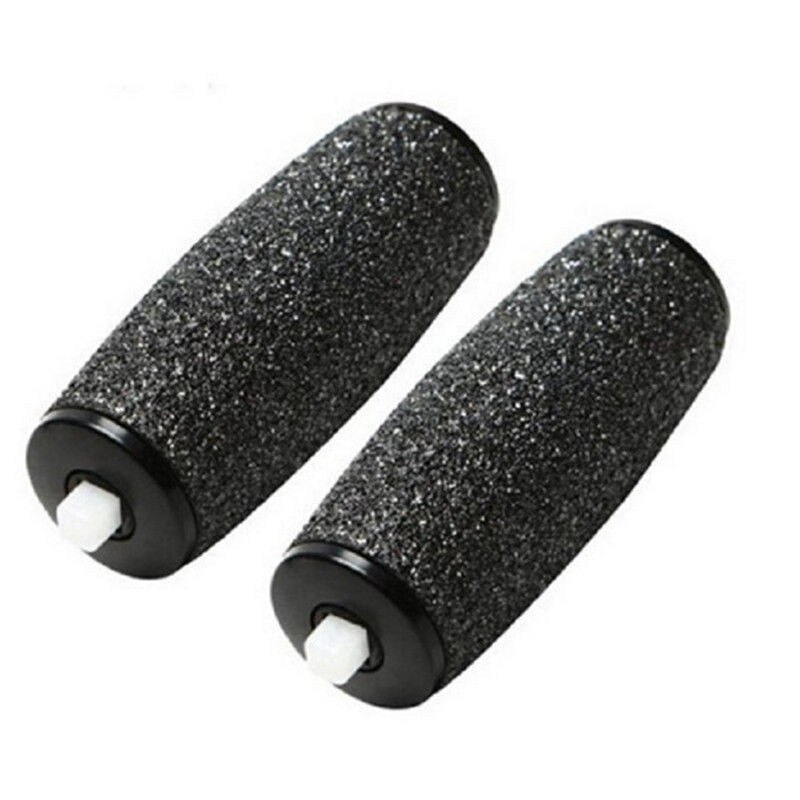 Refill Ersatz Regelmäßige Grob Roller Köpfe Fuß 2x Scholl Samt Glatte Pinsel: Black