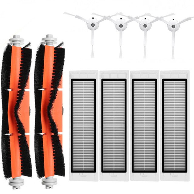 opprinnelig robot  s50 s5 hepa filter + sidebørste + hovedbørste til xiaomi mijia 1/1s/s5 max roborock støvsuger tilbehør tilbehør: Plomme